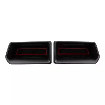Ящик для хранения внутренних дверных ручек автомобиля для VW Atlas Teramont Volkswagen Touran 2017 2018 2019 2021 ABS, задняя дверная панель, органайзер для подлокотника, в соотв. front door-2pcs