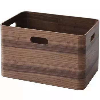 Ящик для хранения Yamazen Brown Regular Готовый продукт Изготовлен из натурального дерева (грецкий орех) ТСБ-1(BR)