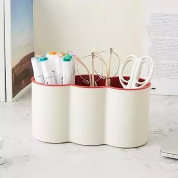 Ящик для хранения Yousheng, большая вместимость, 3 отделения, съемный, легко собираемый держатель для кистей для макияжа, органайзер для хранения