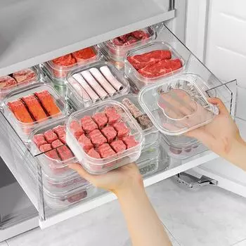 Ящик для хранения замороженного мяса в холодильнике - специальный кухонный контейнер для консервации 350ml
