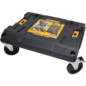 Ящик для инструментов DEWALT TSTAK Carrier, ящик для хранения инструментов, тележка для перемещения, штабелирование, максимальная нагрузка 100 кг DWST17889