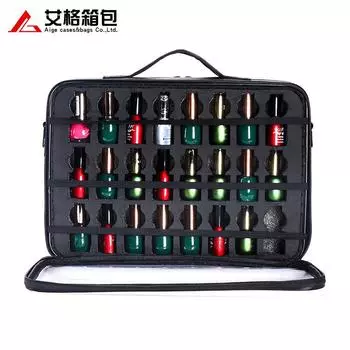 Ящик для инструментов для ногтей, сумочка, сумка на одно плечо. чёрный