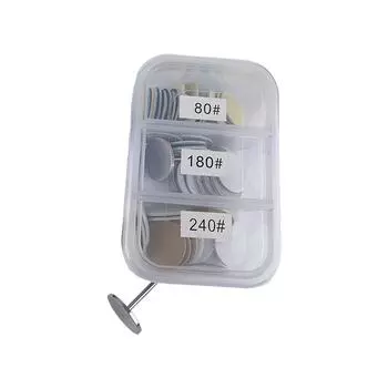 Ящик для инструментов для педикюрных пилочек для ног с тремя отделениями для удобного хранения маникюрных принадлежностей и инструментов с крышкой 15mm