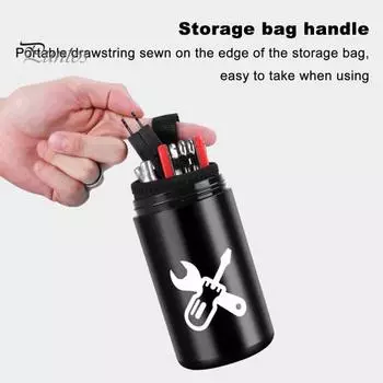 Ящик для инструментов для велосипеда, прочный, легкий, водонепроницаемый, держатель для флягодержателя, для велосипеда, для ремонта горного велосипеда, для шоссейного велосипеда, контейнер для хранения инструментов, аксессуары для велосипеда чёрный