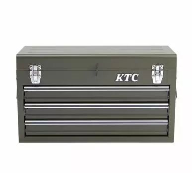 Ящик для инструментов KTC, 3 яруса, 3 ящика, оливково-серый, ограниченный цвет SKX0213ODEM