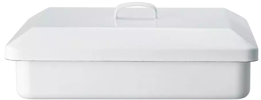 Ящик для инструментов Noda Horo, эмаль, термостойкая, приблизительная. Ш34,1 x Г24,2 x В11,4 см Дезинфекционная коробка для хранения столовых приборов, чехол для документов, сделано в Японии, белый DG-35W