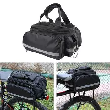 Ящик для инструментов, переносная сумка для велосипеда, аксессуары для мотоцикла, многофункциональная сумка через плечо, сумка на седло мотоцикла, дамская сумочка, удлиненная сумка Oxford для хранения вещей Black