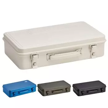 Ящик для инструментов TOYO Steel Tool Box White 38 x Глубина 22 x Высота 9 Сделано в Японии Ящик для хранения инструментов T-360 [Ширина прибл.. приблизительно. приблизительно. см] белый