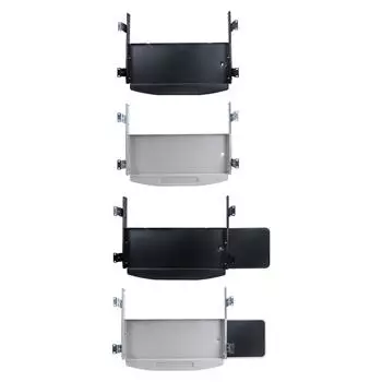 Ящик для клавиатуры, подставка для клавиатуры, выдвижная полка для клавиатуры, переносная выдвижная подставка для клавиатуры для дома серый