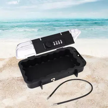 Ящик для ключей с замком, держатель для хранения карт, легкий портативный для ключей от дома