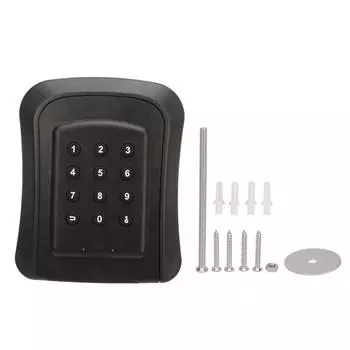 Ящик для ключей с замком, прочный, водонепроницаемый, устойчивый к ржавчине, большой емкости, настенный, для дома