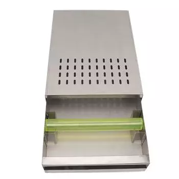 Ящик для кофейных остатков из нержавеющей стали, утолщенный ящик для кофейного порошка для домашнего магазина серебряный