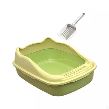 Ящик для кошачьего туалета, туалет, песок, котенок, товары для домашних животных, подкладное судно с высокими бортами, портативный полуавтомат L