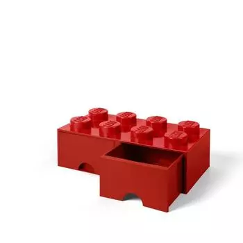 Ящик для кубиков LEGO 8, ярко-красный 40061730