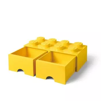 Ящик для кубиков LEGO 8, ярко-желтый 40061732 жёлтый
