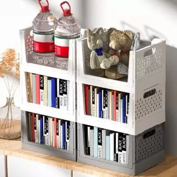 Ящик для перемещения на колесах. Легкое складное хранение. Прочная несущая способность. Простая сборка. белый