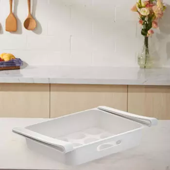 Ящик для яиц выдвижной контейнер для холодильника прямоугольный бытовой многоразовый органайзер для холодильника