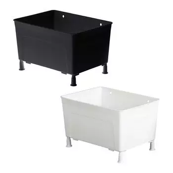 Ящик для разведения с присосками Разделенный контейнер для кормления Место для вылупления с кронштейном Аквариум для черепах Инструменты для черепах белый