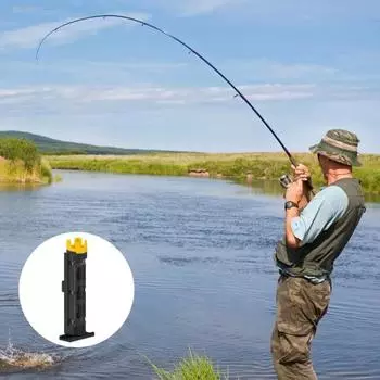 Ящик для рыбалки, держатель для удочки, портативное подвижное основание, съемная многофункциональная рыболовная приманка, инструменты, чехол для вставки удочки, трубка, аксессуары для рыбалки на открытом воздухе красный