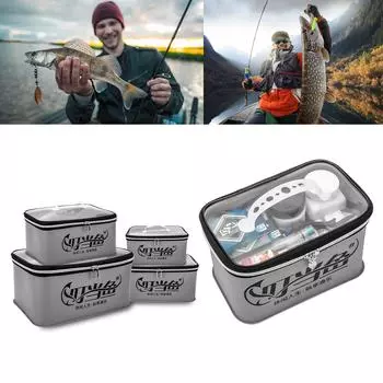 Ящик для рыболовных инструментов, кейс для хранения рыболовных снастей, сумки для рыболовных снастей, водонепроницаемый чехол для рыболовной катушки, сумка для хранения рыболовных снастей, аксессуары XS