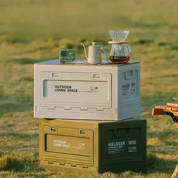 Ящик для уличного хранения, складной ящик для кемпинга, ящик для хранения для кемпинга, багажник автомобиля, деревянная крышка, промышленный ящик для хранения ветра