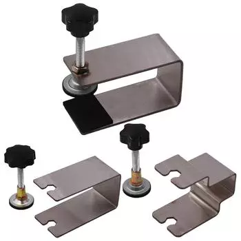 Ящик G Зажимы Держатель вспомогательных приспособлений Силиконовая защитная накладка Помощник по установке поверхности Противоскользящие монтажные зажимы для столов Настольное крепление Extended and detachable