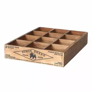 Ящик из дерева Dalton Wood Box, 12 ПЕРЕГОРОДОК, ДЕРЕВЯННЫЙ H65