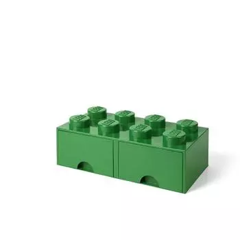 Ящик из кубиков Lego 8 темно-зеленый 40061734 темно-зеленого
