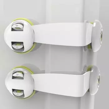 Ящик шкафа, холодильник, вращение на 360 градусов, клейкие замки для детей, детские замки коричневый