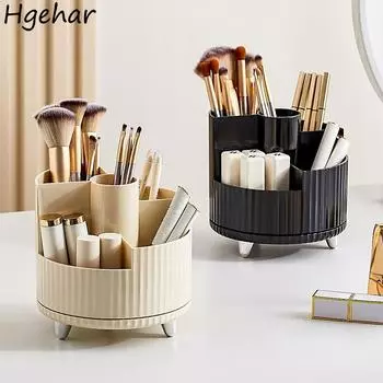 Ящики для хранения косметики, вращающийся туалетный столик, настольный, большая вместимость, многофункциональные, аккуратные перегородки, практичные и долговечные белый