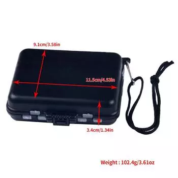 Ящики для рыбалки и хранения, сборные пластиковые ящики для рыбалки, переносной контейнер, кейс для хранения крючков и наживок