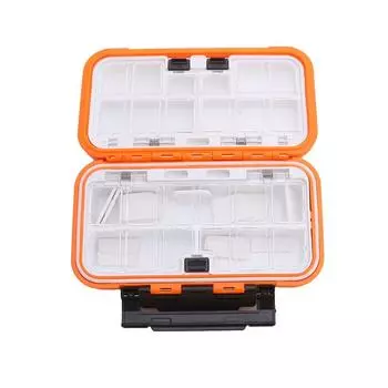 Ящики для рыболовных снастей Водонепроницаемые ящики для хранения рыболовных снастей Ящик для наживки Многофункциональный ящик для аксессуаров для крючков и наживки с двухсторонним открытием