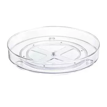 Ясная стойка проигрывателя виниловых организаторов NonSkid для кухонного шкафа