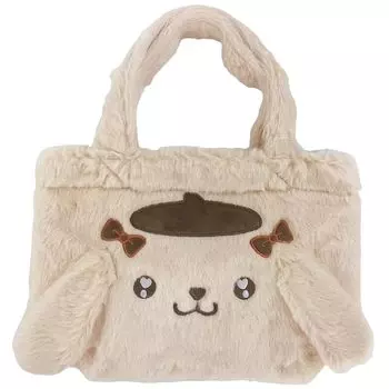 Yasuda Tsusho Sanrio Пушистая меховая сумка Меховая сумка Pompompurin PN04 H200W300