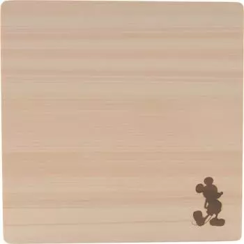 YAXEL Disney Hinoki Cutting Board Mickey Silhouette (Small)