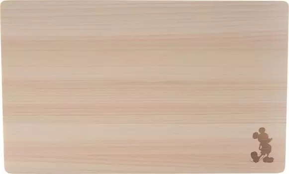 YAXEL Disney Hinoki Cutting Board Mickey Silhouette (Medium)
