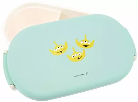 Yaxel Disney Lunch Box Made in Japan Safe Lunch Box 600ml Toy Story Alien 14088 Microwave/Dishwasher