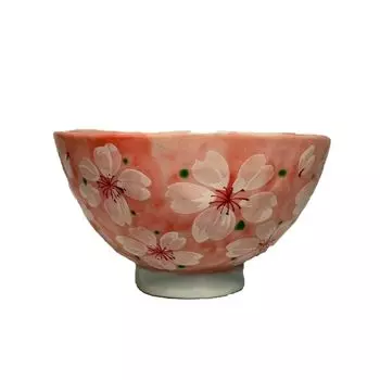 Yayoi flower rice bowl (P) белый