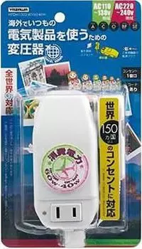 Yazawa Corporation Для использования за рубежом Трансформатор с трансформируемой вилкой HTDM130240V6040W 60W/40W