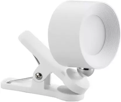 Yazawa Corporation USB перезаряжаемый 2-сторонний зажим магнитный светильник круглого типа яркость 230 люмен CLL05W01WH