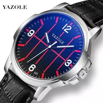 YAZOLE Креативные кварцевые часы для пары с большим циферблатом, часы для средней школы, индивидуальные мужские и женские баскетбольные часы с ручной оправой, черные