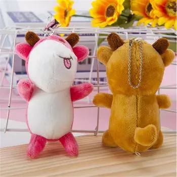 Язык коровы плюшевые игрушки бык символ года кукла кулон мягкая игрушка животное рождественская игрушка для девочек и мальчиков и детей 14 см 11cm-30cm