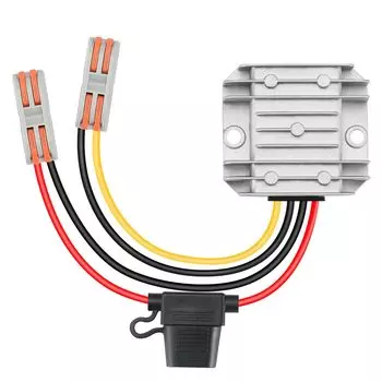 YBBOTT 5A 60W DC DC to 12V регулятор напряжения водонепроницаемый Buccane преобразователь совместим с Golf 9V-32V понижающий преобразователь, модуль, трансформатор, тележки,