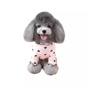 YBGGJO Dog Heart Long Dog Long Small Medium Товары для домашних животных Одежда, рукава, весна/лето/осень/зима, Одежда, рукава, милый, стильный, кошки, собаки,