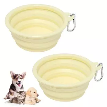 YBGGJO Portable Pet Foldable Pet Set of with Climbing Made of Leak Water Going Pet Travel Pet Feeding Watering For Small and Medium Small Animals