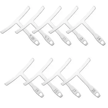 YBGGJO Высота струн гитары Набор радиусных гитар Электрическая высота струн Радиус накладки Установочный калибр, 9, Калибр, T-образный, Калибр, Обслуживание,