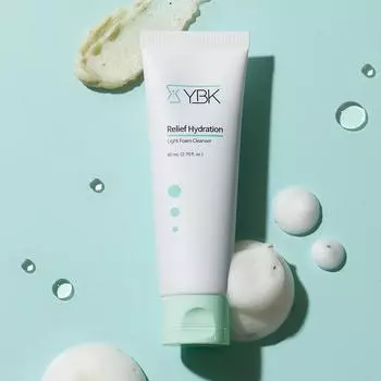 YBK Relief Hydration Light Foam Cleanser, 1 pack, 80ml