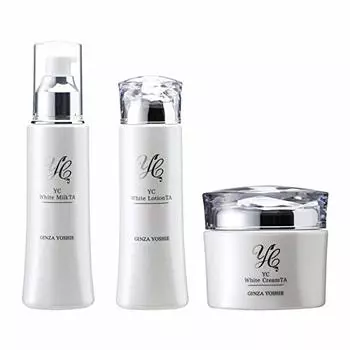YC White Care Set White Cream Medicated White Lotion Medicated White Milk TA Cosmetics YC Cream Lotion Emulsion Made in Japan Medicinal Cosmetics