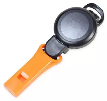 YCM Whistle Reel with Clip Orange CPR47O