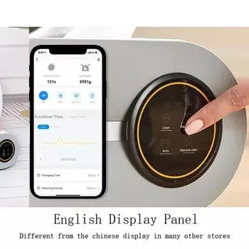 YCY Cats Smart Toilet APP Control Electric Proof Splash Sandbox Самоочищающийся наполнитель Товары для кошек Автоматический туалет для кошек белый
